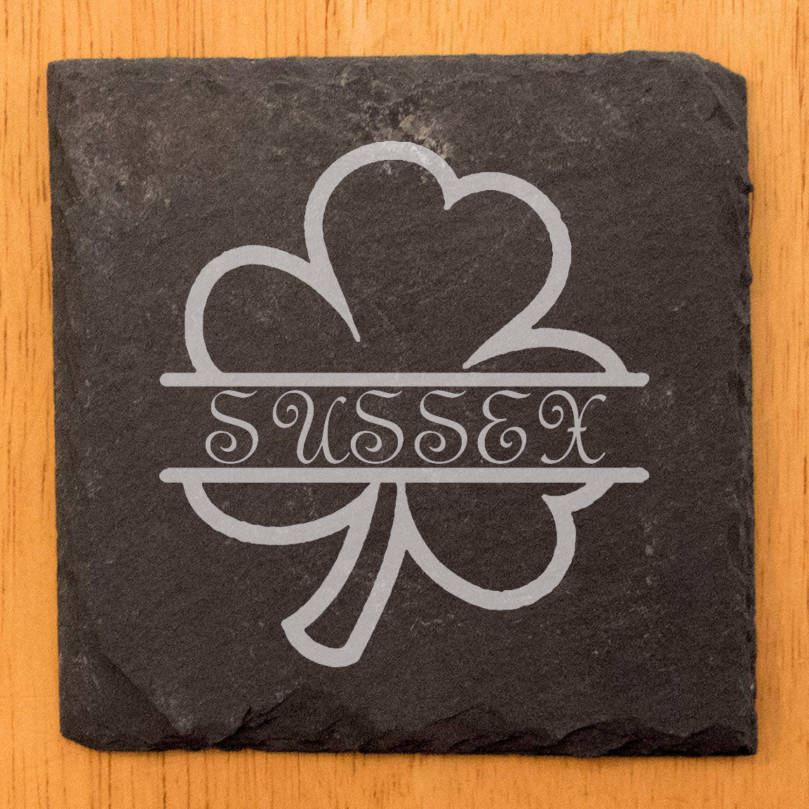 Shamrock Chic: Personalized Clover Coasters for Lucky Drinks
