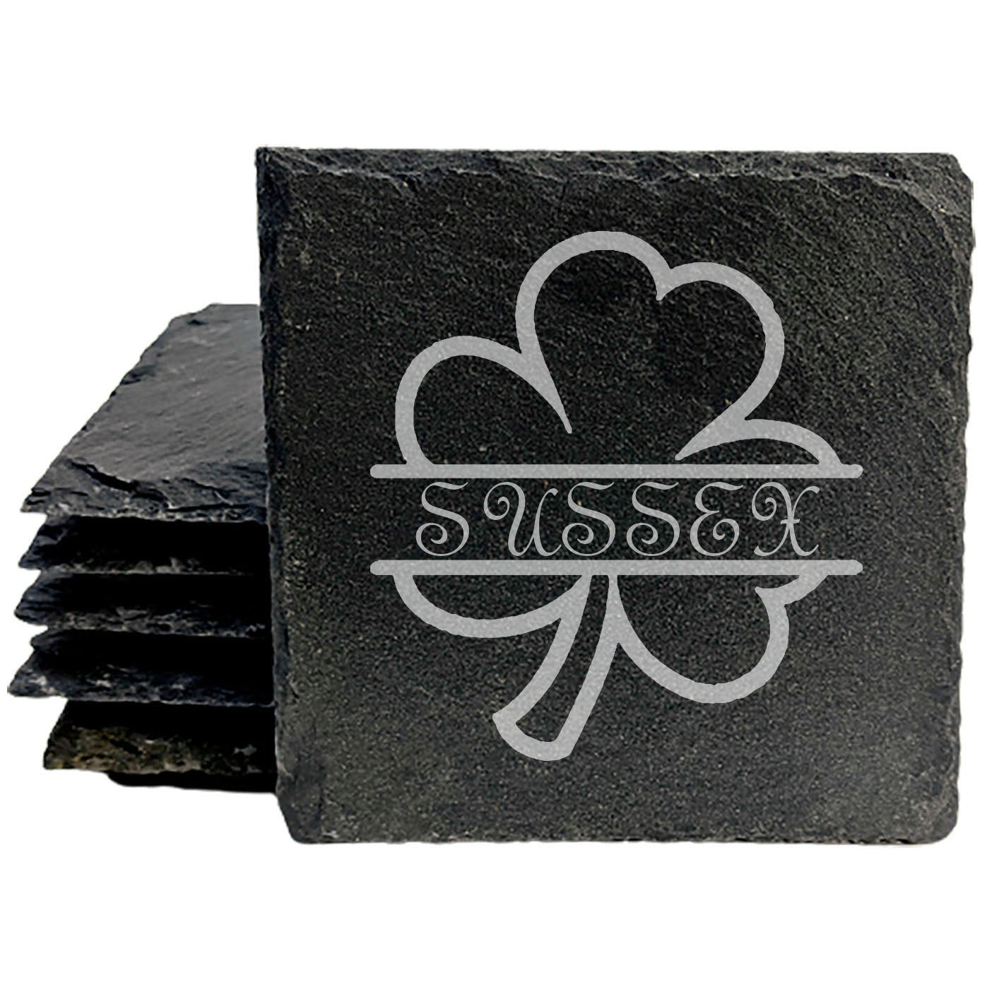 Shamrock Chic: Personalized Clover Coasters for Lucky Drinks