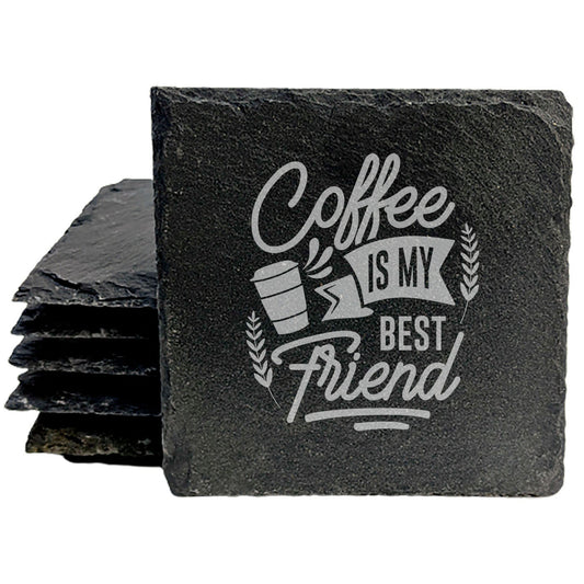 Coffee Is My Best Friend Coasters