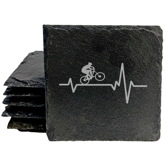 Show You Care with a Unique Gift: Cyclist &amp; Heartbeat Coasters for Any Occasion