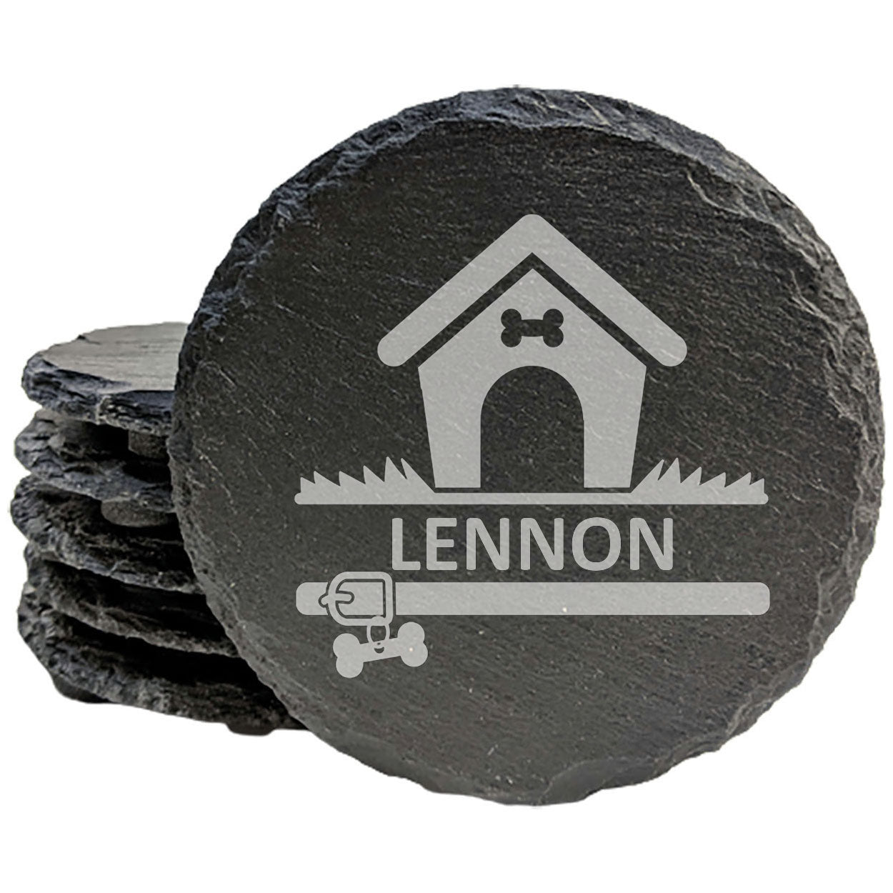 Home is Where the Tail Wags: Personalized Dog House Coasters