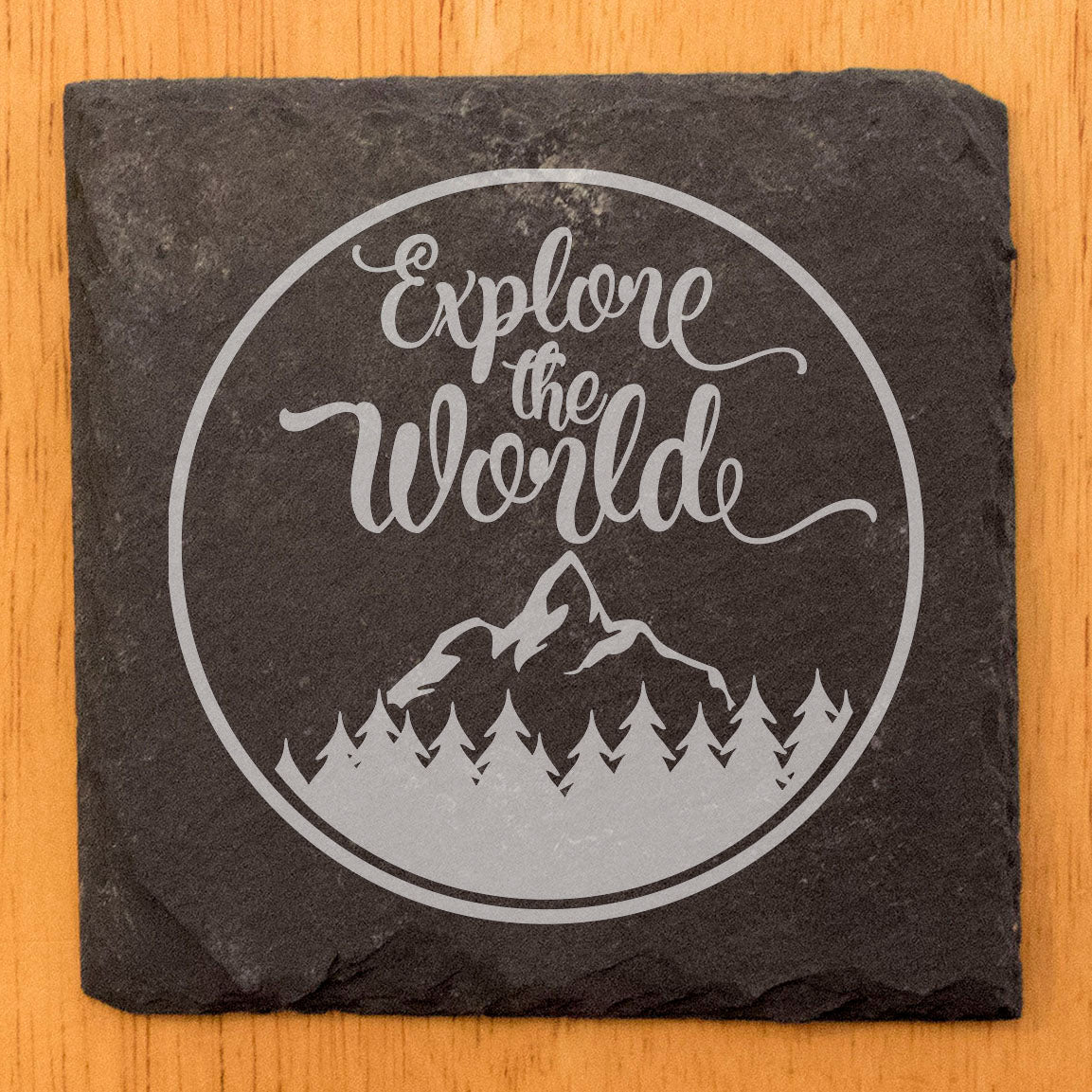 Unleash Your Inner Explorer: Conversation-Starting "Explore the World" Coasters