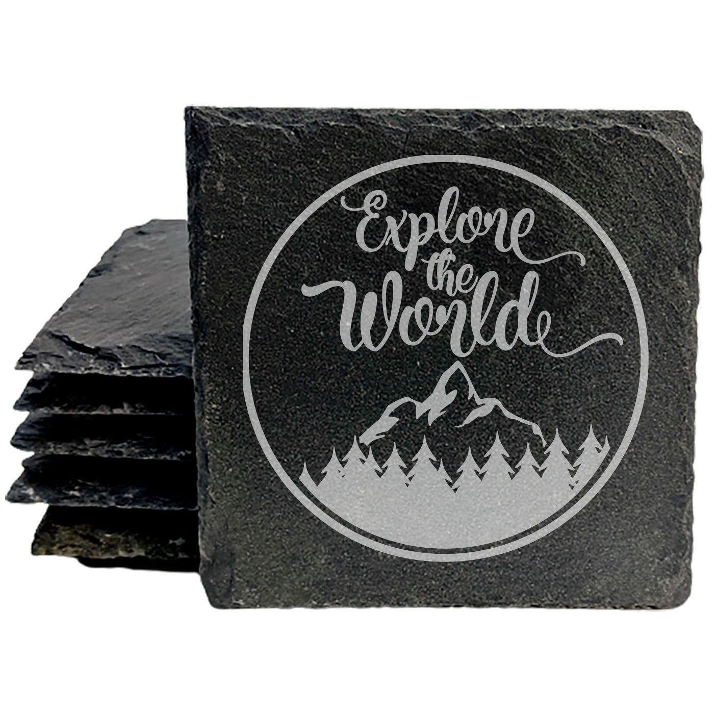 Unleash Your Inner Explorer: Conversation-Starting "Explore the World" Coasters