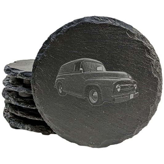 Classic Delivery Style: 1953 Ford F-100 Coasters for Your Home Bar