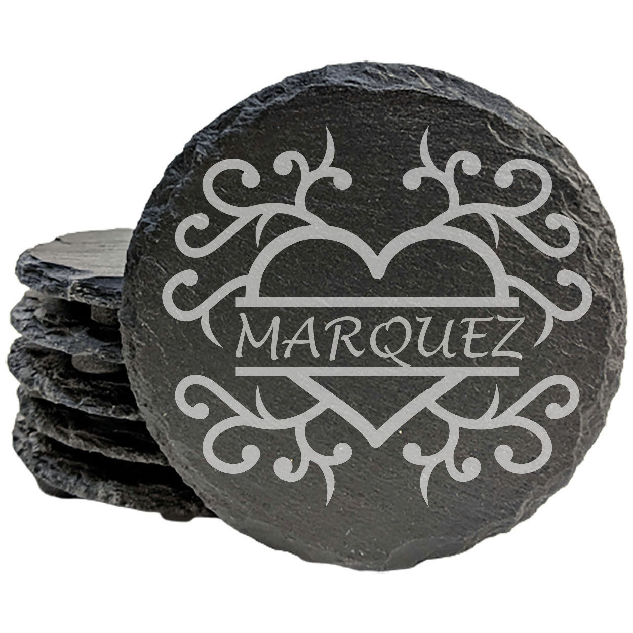 For the Ones You Love: Personalized Heart Coasters for Any Occasion