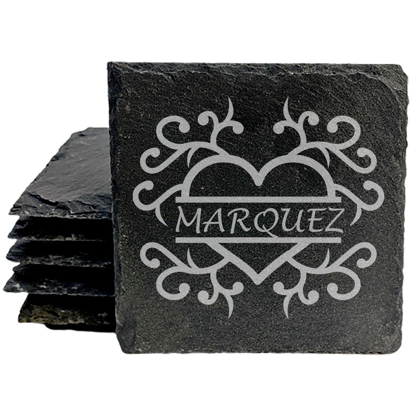 For the Ones You Love: Personalized Heart Coasters for Any Occasion