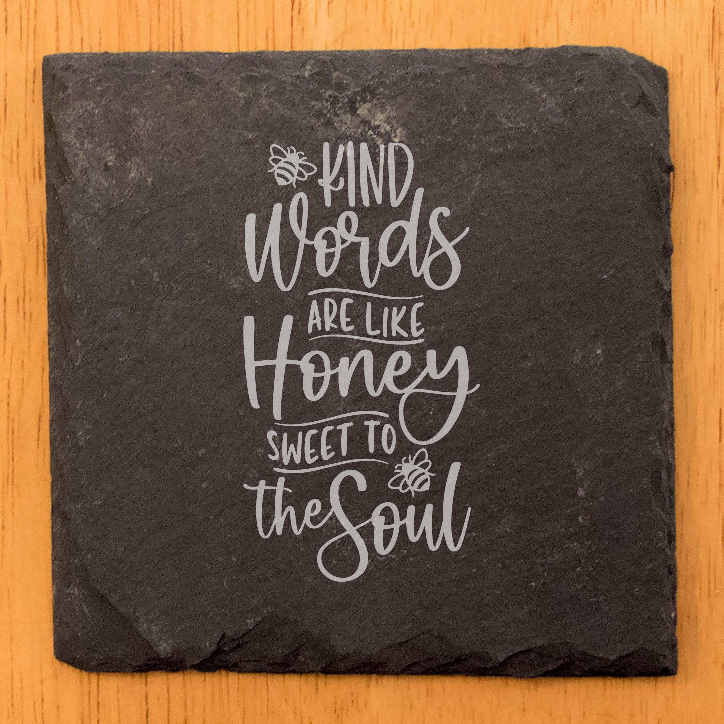 The Power of Kind Words: Motivational Quote Coasters for Home