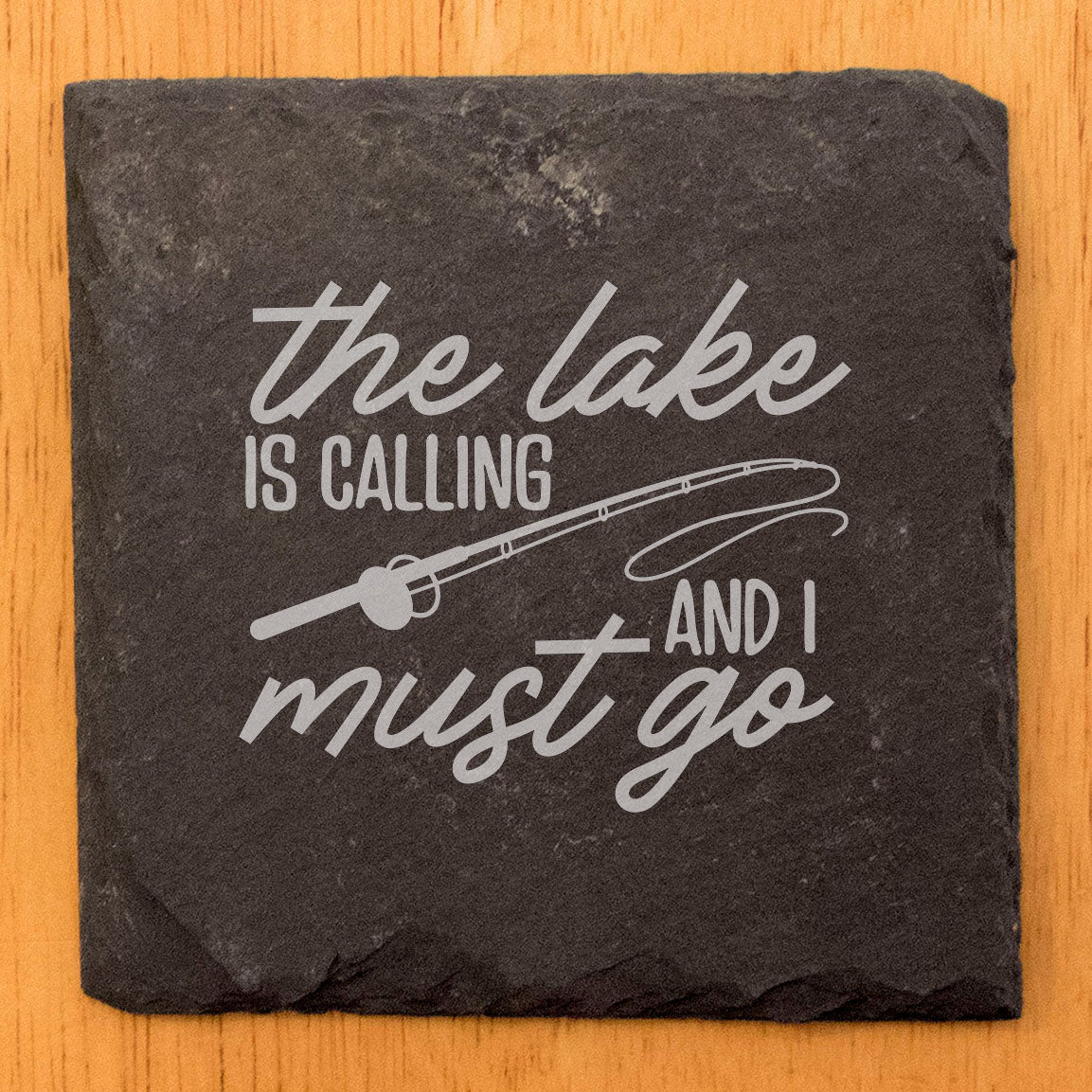A Touch of the Lake for Home: Laser Etched Fishing Coasters