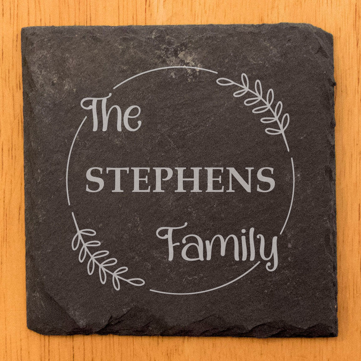 Personalized Monogram Coasters, Natural Slate Stone Coaster Set, Birthday, Wedding Or Anniversary Gift, Customized Rustic Coasters, Drink Coasters
