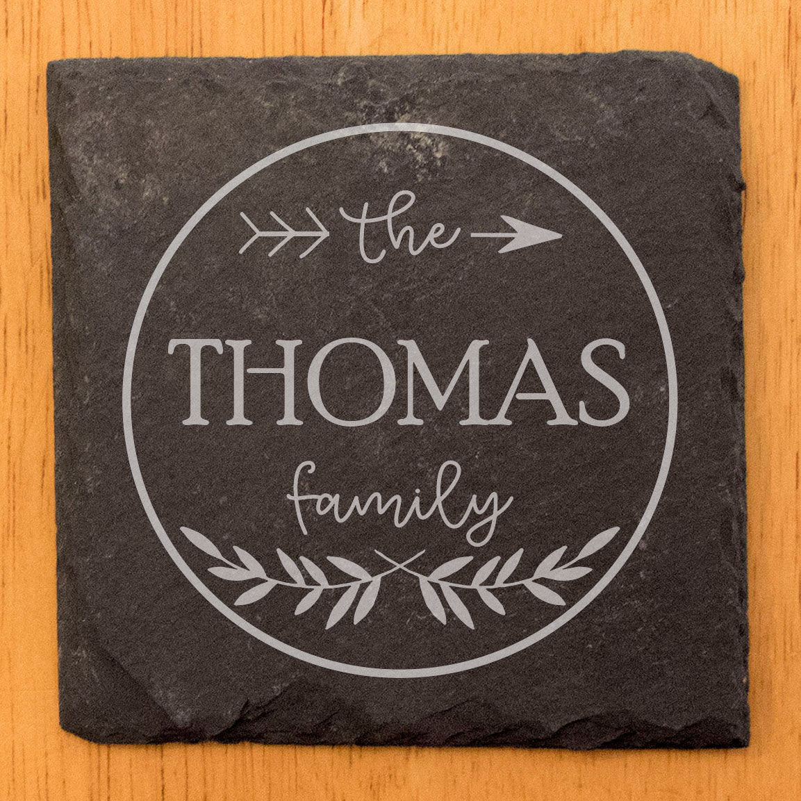 Personalized Monogram Coasters, Natural Slate Stone Coaster Set, Birthday, Wedding Or Anniversary Gift, Customized Rustic Coasters, Drink Coasters