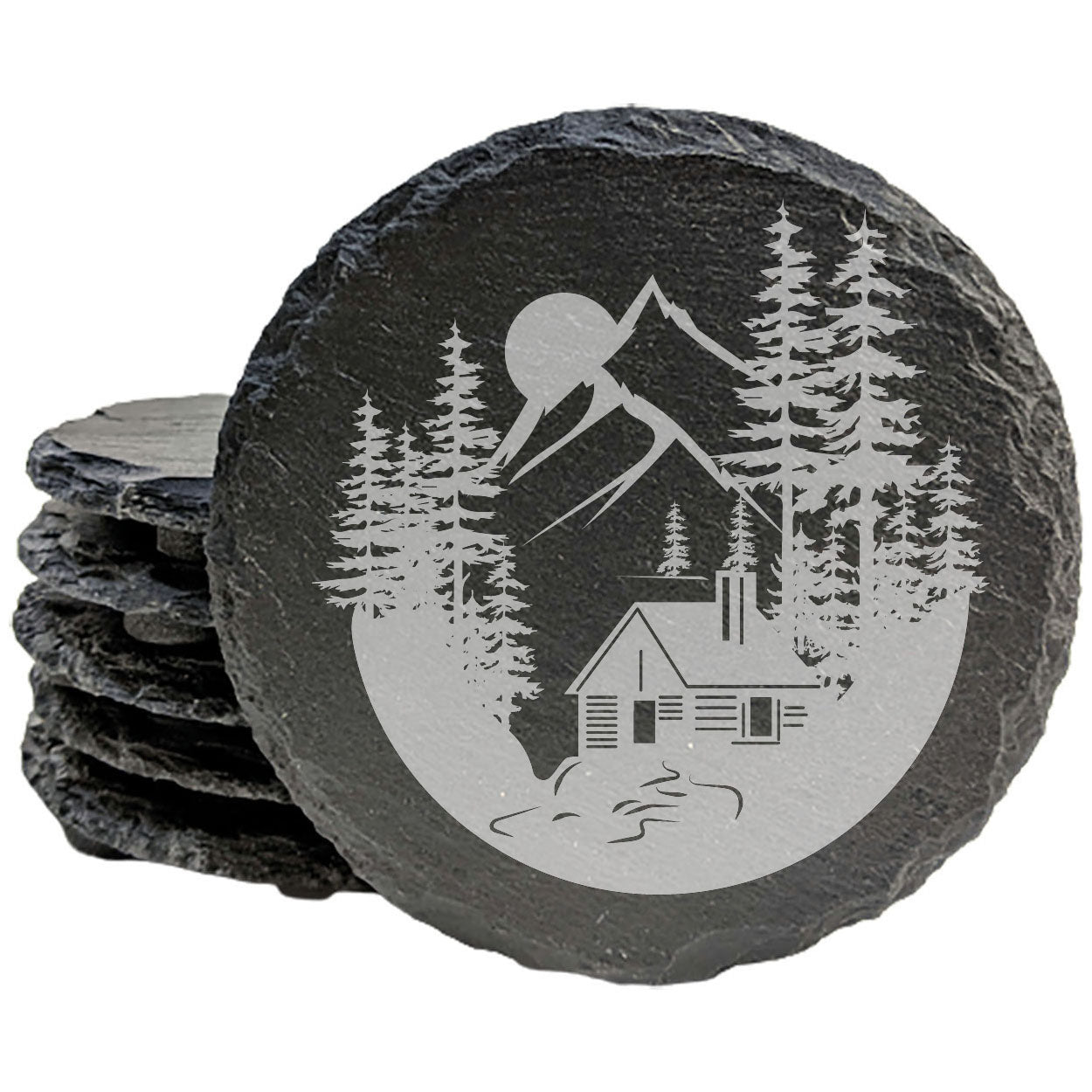 Escape to the Wild: Mountain &amp; Cabin Coasters for Nature Lovers