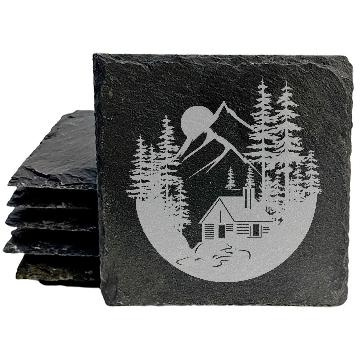 Escape to the Wild: Mountain &amp; Cabin Coasters for Nature Lovers