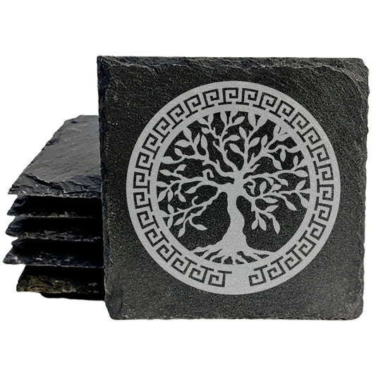 A Touch of the Med: Olive Tree &amp; Celtic Knot Coasters