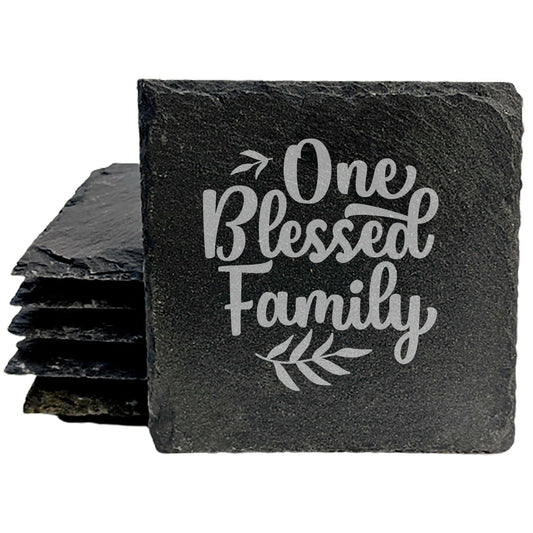 Our Blessing: One Blessed Family Coasters