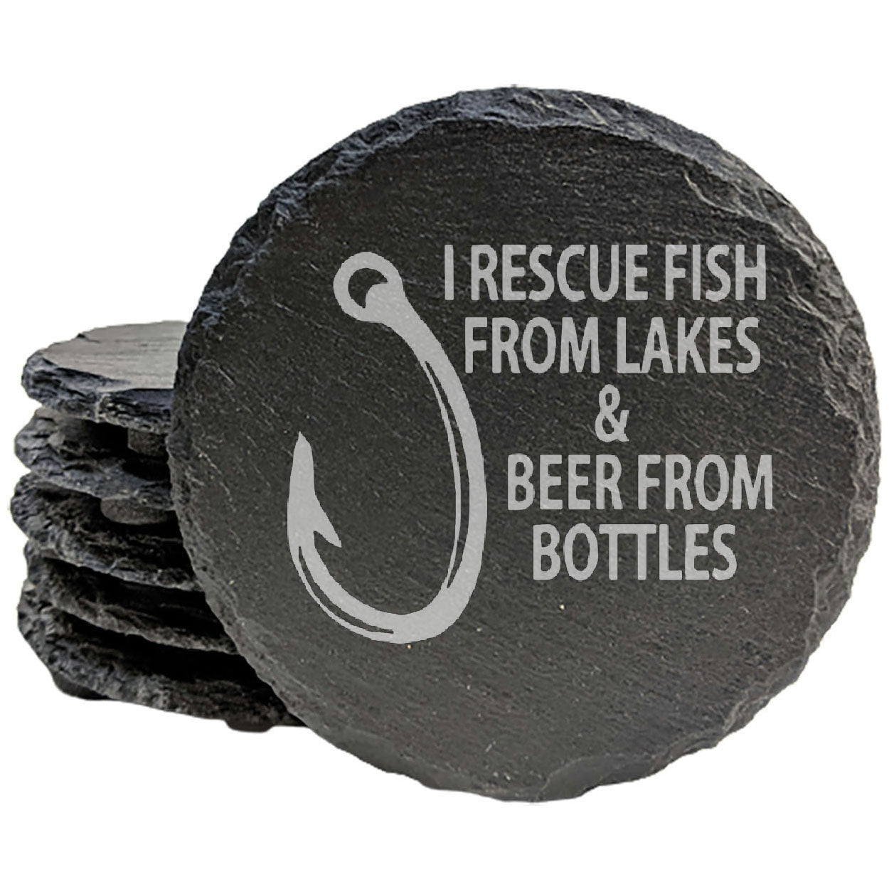 Hooked on Laughter: Hilarious Fishing &amp; Beer Coasters