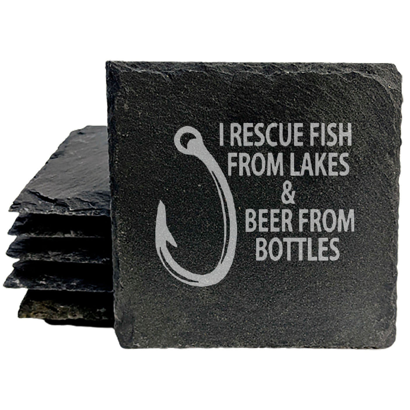 Hooked on Laughter: Hilarious Fishing &amp; Beer Coasters