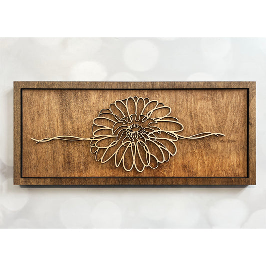 Daisy Doodle Art Sign