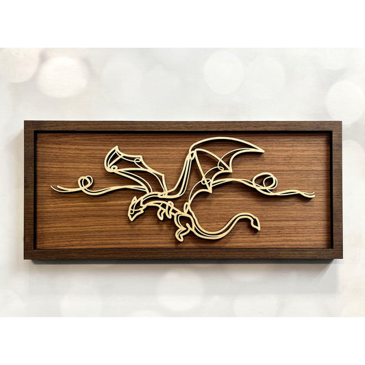 Dragon Doodle Art Sign