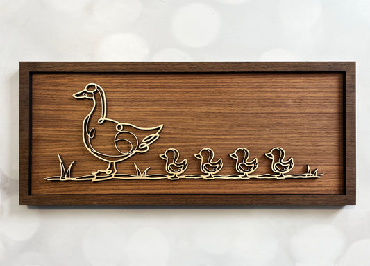 Duck Doodle Art Sign