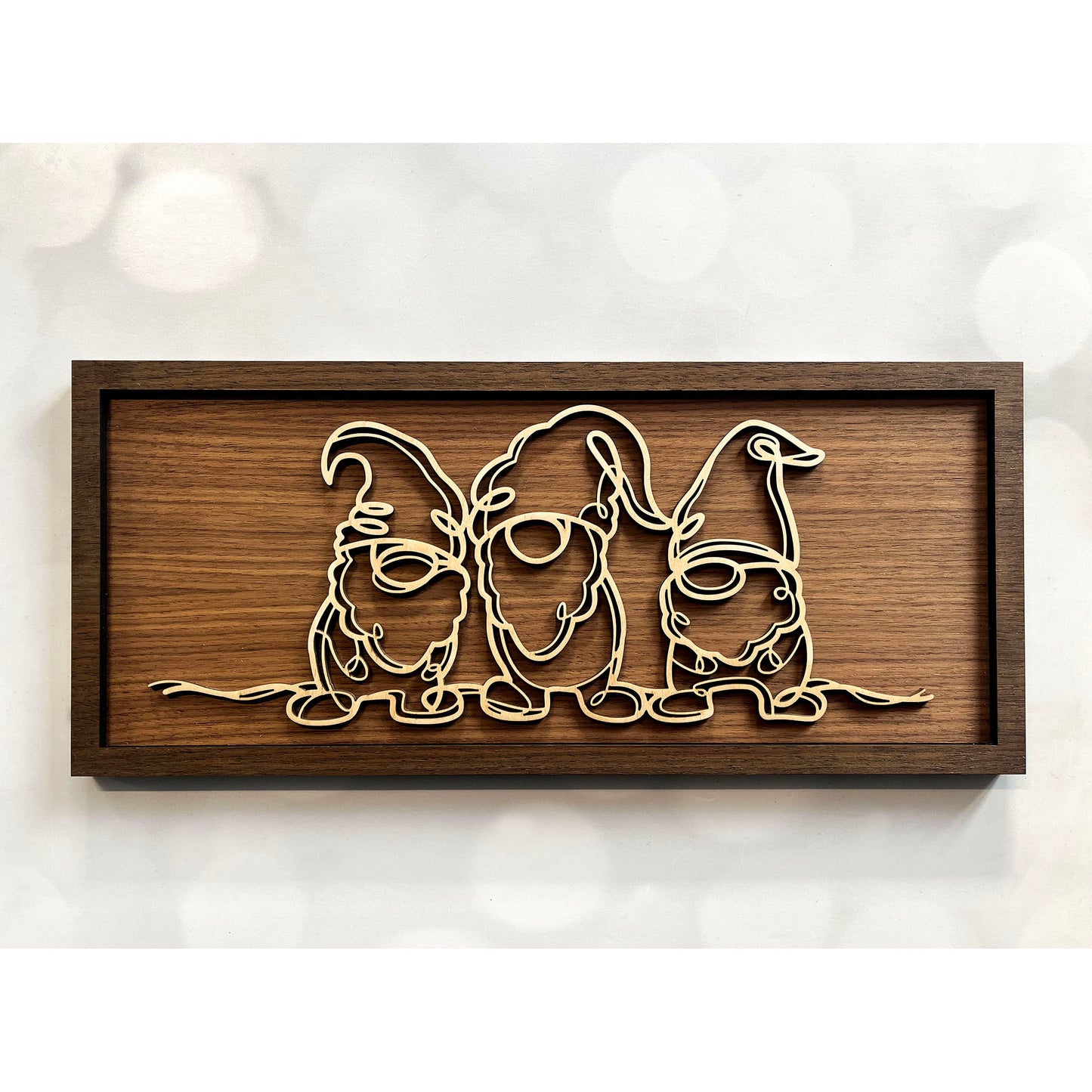Gnomes Doodle Art Sign