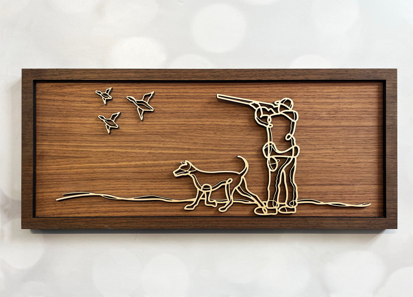 Bird Hunting Doodle Art Sign