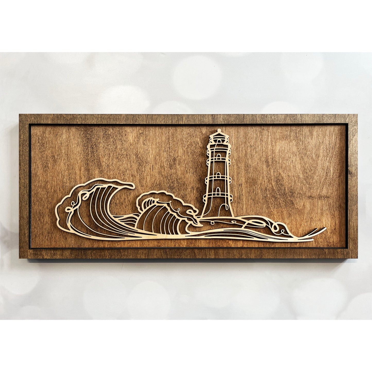 Lighthouse Doodle Art Sign