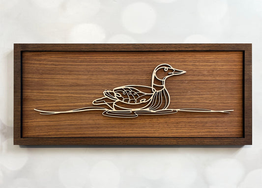 Loons Doodle Art Sign