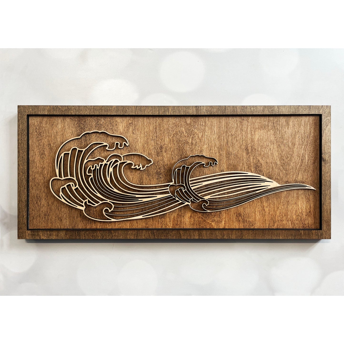 Ocean Waves Doodle Art Sign
