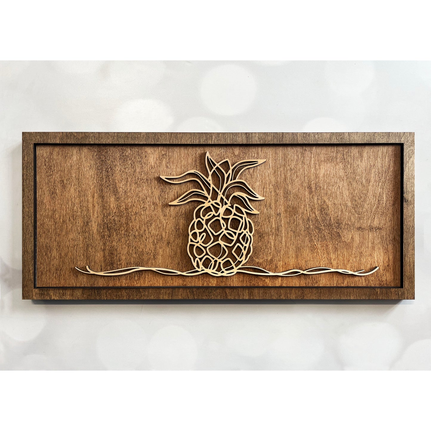 Pineapple Doodle Art Sign