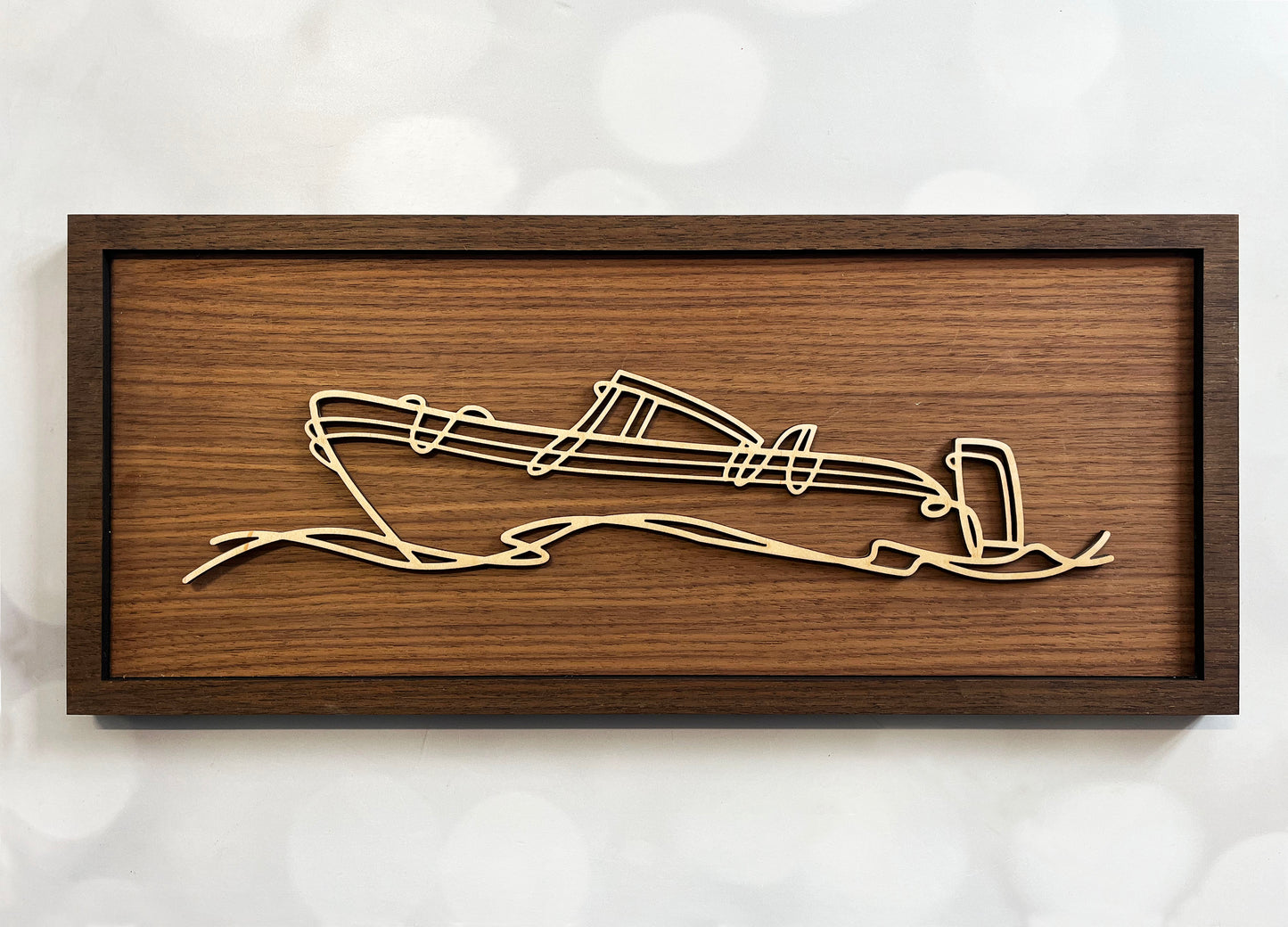 Powerboat Doodle Art Sign