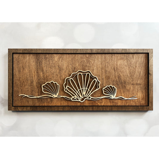 Shell Doodle Art Sign