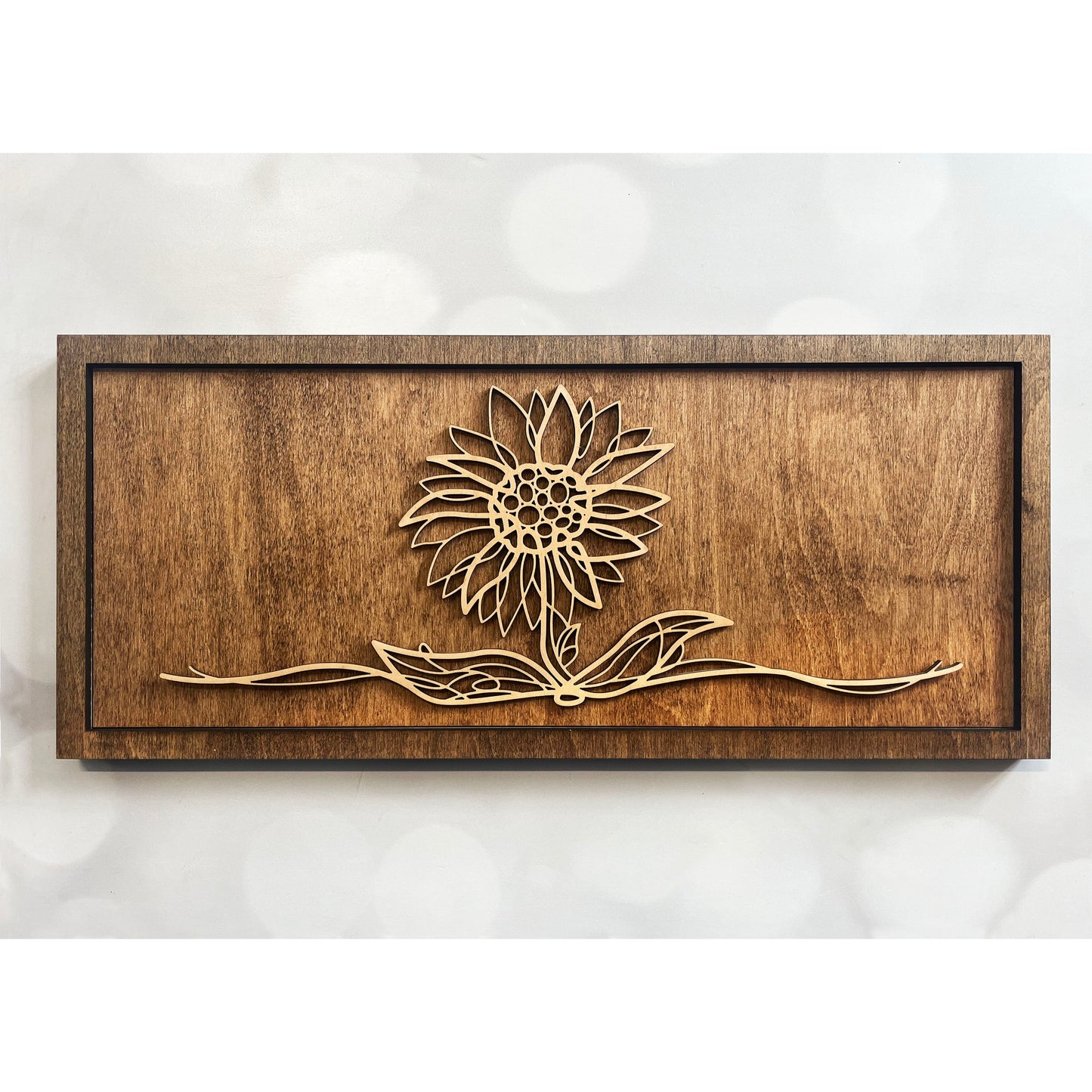 Sunflower Doodle Art Sign