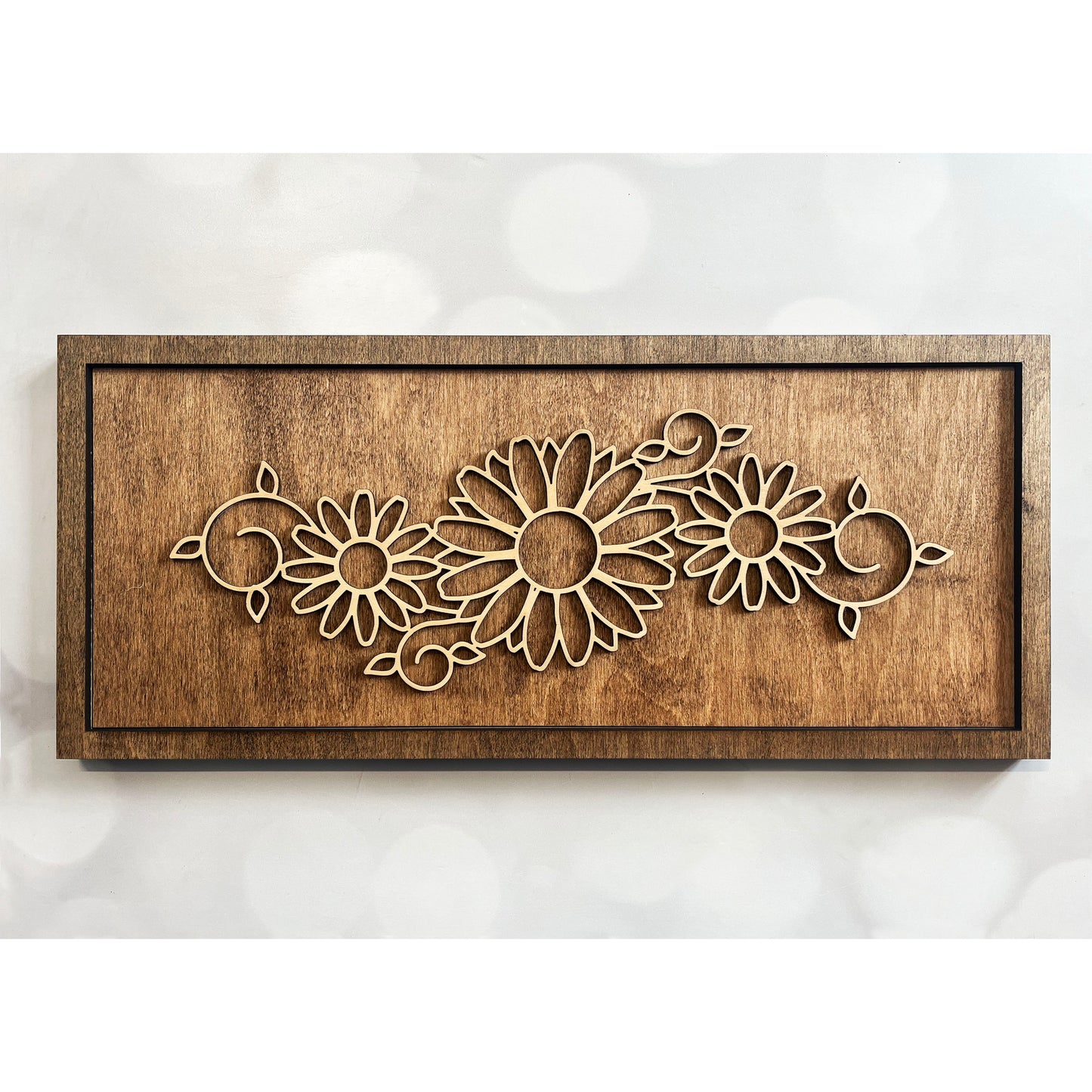 Daisy Line Art Sign