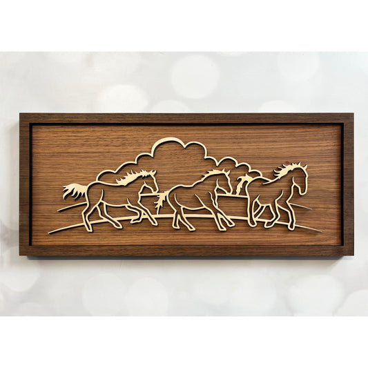 Horse Line Art Sign