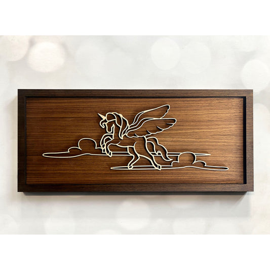 Unicorn Line Art Sign