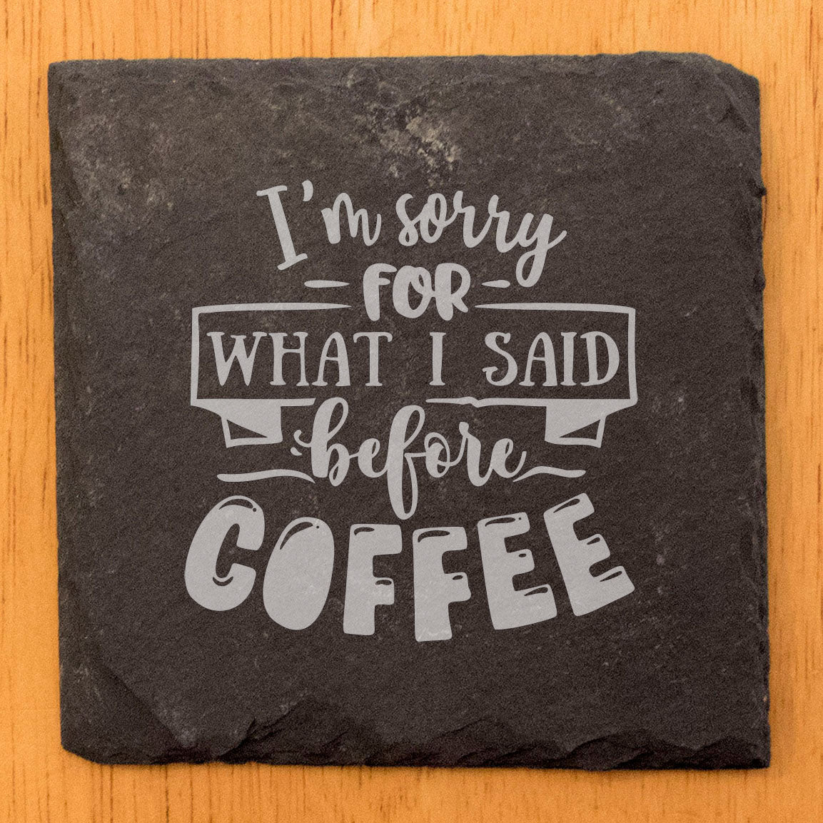 Fueling Forgiveness: Funny Coffee Coasters with an Apology