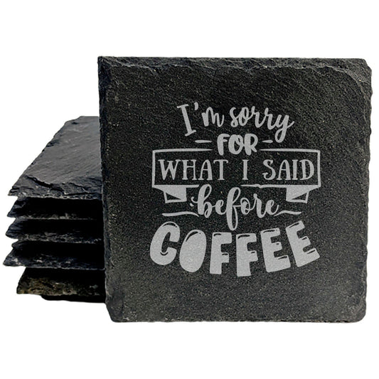 Fueling Forgiveness: Funny Coffee Coasters with an Apology