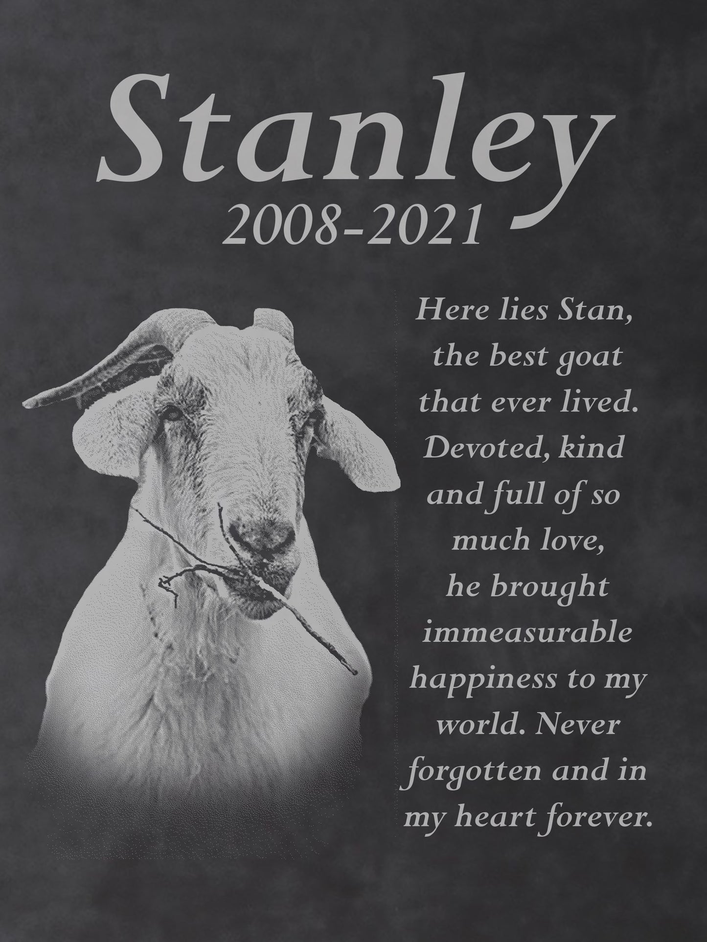 Slate Pet Memorial