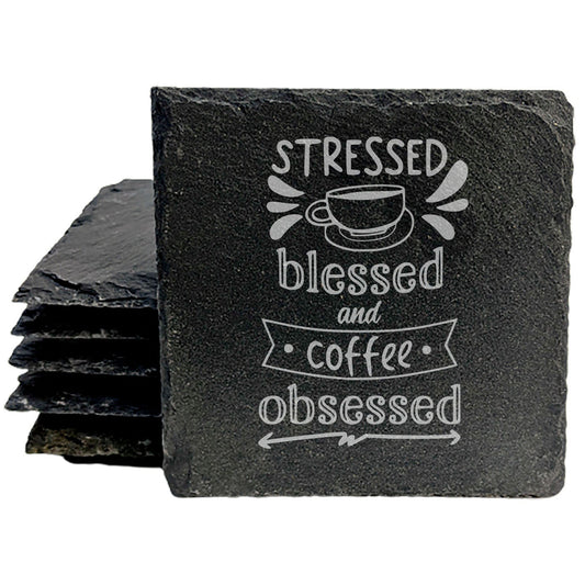 Stressed &amp; Blessed: Hilarious Coffee Coasters for Busy Bees