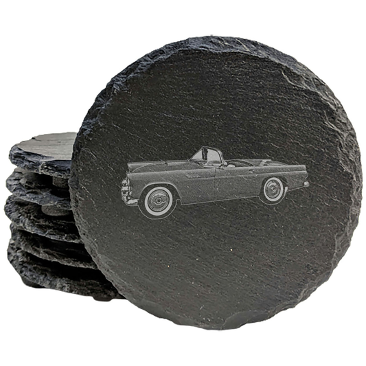 Coast in Comfort: Vintage 1956 Thunderbird Coasters for Any Drink