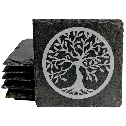 Rooted in Harmony: Tree of Life Coasters for Peace