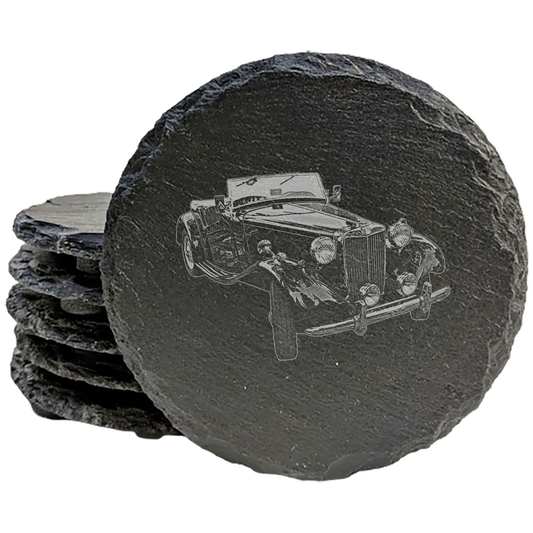 A Toast to Tradition: Classic MG Coasters for Your Garage or Den