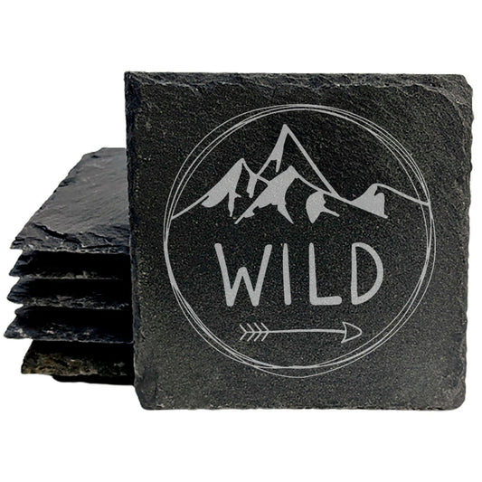 Wild &amp; Free: Mountain &amp; Arrow Coasters for Adventurers