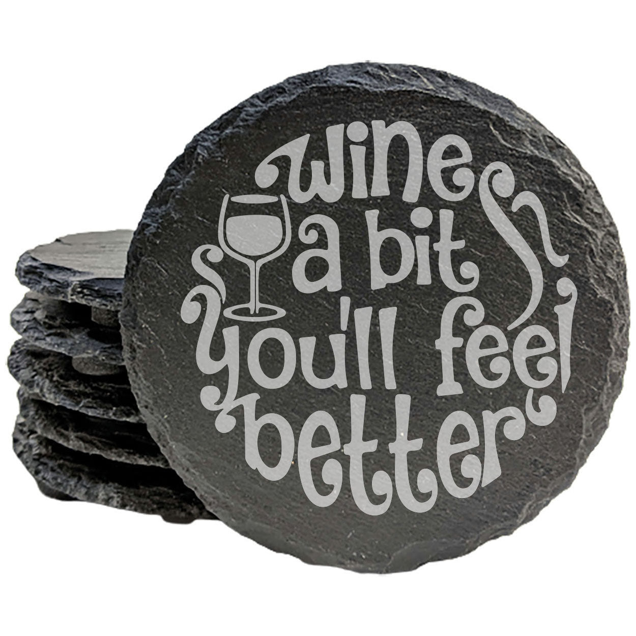 Sip &amp; Smile: Fun Wine Coasters with 60s Vibes