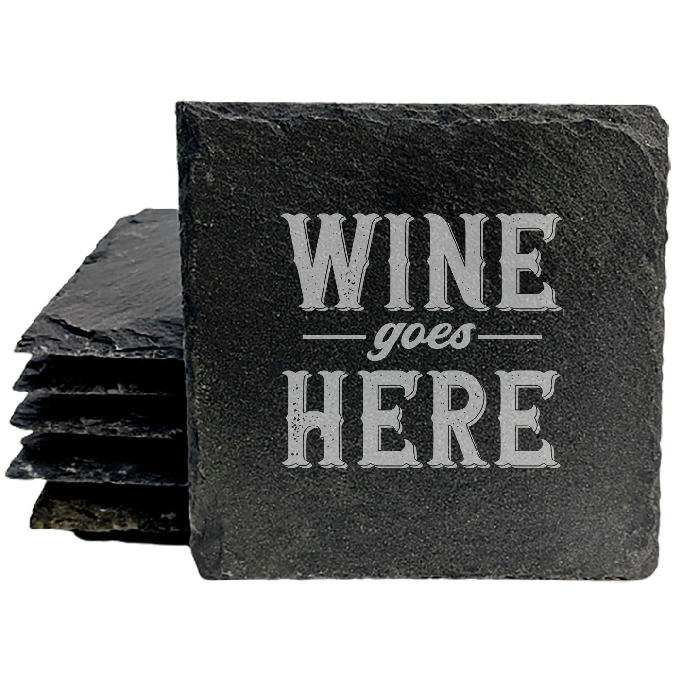 The Wine Goes Here: Classic Coasters with a Twist
