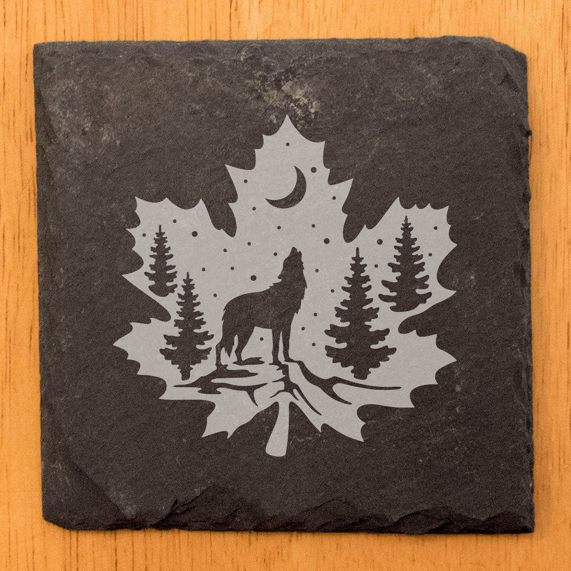 Howling at the Night: Wolf Coasters in a Maple Leaf