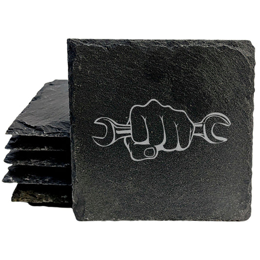 Grip It &amp; Sip It: Wrench-wielding Hand Coasters for Mechanics